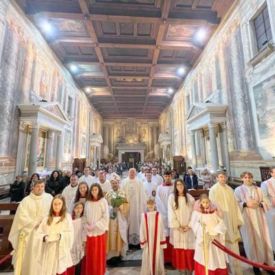 8 decembrie: Roma: Hramul comunităţii românilor catolici din Parohia "San Vitale"