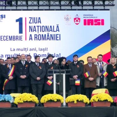 1 decembrie: Iaşi: Ziua Naţională a României