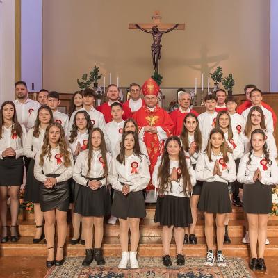 22 octombrie: Padova: Conferirea sacramentului Mirului