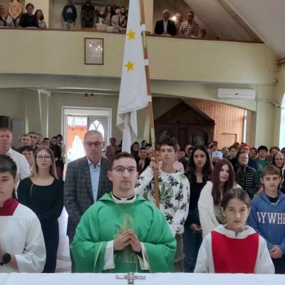 Kolping Moldova: Steagul drumeţiei internaţionale pentru pace în Dieceza de Iaşi