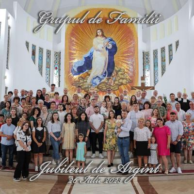 26 iulie: Pildeşti: Un sfert de veac de viaţă împărtăşită! Jubileul de argint al Grupului de familii
