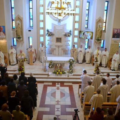 20 martie: Bacău: PS Iosif Păuleţ la hramul Colegiului Naţional Catolic "Sfântul Iosif"