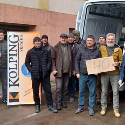 2 martie: Kolping: Împreună cu Ucraina pe drumul solidarităţii. Al 40-lea transport umanitar