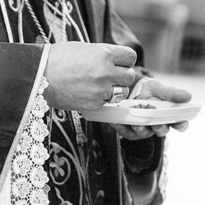 22 februarie: Iaşi: Miercurea Cenuşii la Catedrala "Sfânta Fecioară Maria, Regină". Foto: Ovidiu Bişog