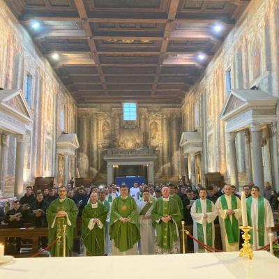 12 februarie: Roma: Seminarul Mare în mijlocul comunităţii de români de la "San Vitale"