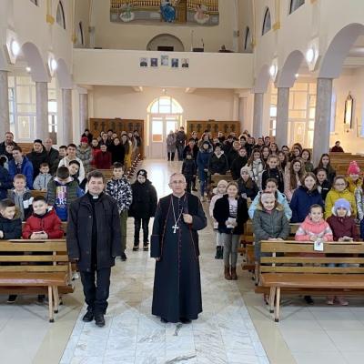 20-22 ianuarie: Vizită pastorală a PS Iosif Păuleţ în Parohia "Sfântul Francisc din Assisi" din Rotunda