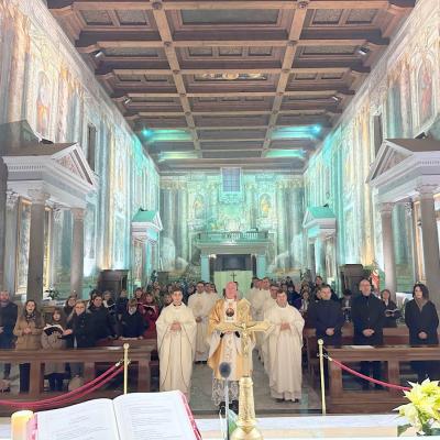 8 decembrie: Roma: Sărbătoarea hramului, "Neprihănita Zămislire", în comunitatea de români