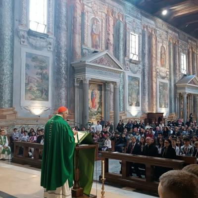 17 noiembrie: Roma: Vizita cardinalului Pietro Parolin în comunitatea romano-catolică română