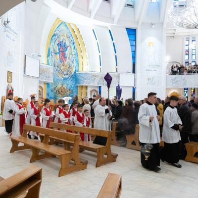 28 martie: Iaşi (catedrală): Liturghia Cinei Domnului. Foto: Ovidiu Bişog