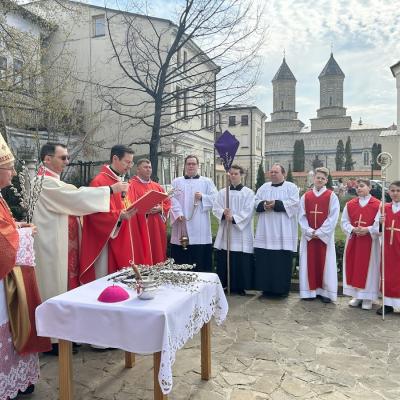 24 martie: Iaşi (catedrală): Duminica Floriilor
