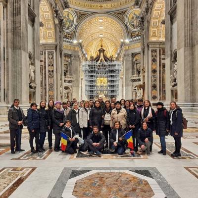9 martie: Pelerini români la Calea sfintei cruci în Cetatea Eternă