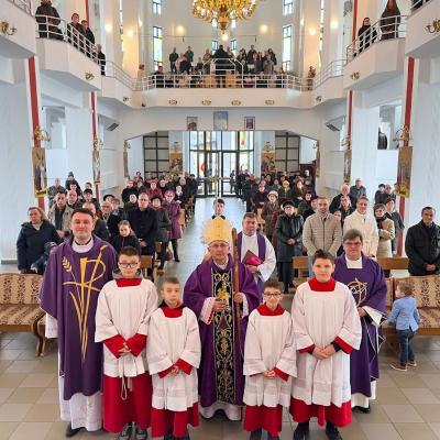 23-25 februarie: Vizită pastorală a PS Iosif Păuleţ în Parohia "Sfântul Anton de Padova" din Iaşi