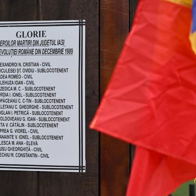22 decembrie: Iaşi: Comemorarea eroilor ieşeni ai Revoluţiei din 1989