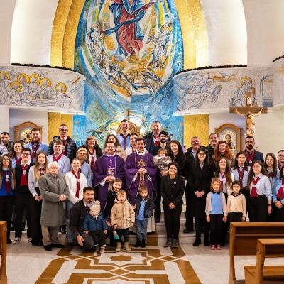 7 decembrie: Iaşi: Depunerea adeziunii în Acţiunea Catolică în Parohia "Adormirea Maicii Domnului"
