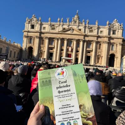 21-23 noiembrie: Suceava: Corul "Almarema" în pelerinaj la Roma, la Jubileul Corurilor. O celebrare a credinţei prin armonie şi glasuri unite