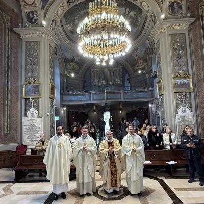 16 noiembrie: Iaşi: Comunitatea italiană în sărbătoare alături de episcopul Iosif Păuleţ