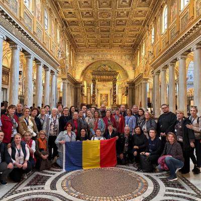 11-15 noiembrie: Pelerinaj la Roma, plecând din Bacău, Oneşti, Siret (Suceava) şi Roman