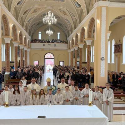 7-9 noiembrie: Vizită pastorală a PS Iosif Păuleţ în Parohia "Maria Regina" din Mărgineni