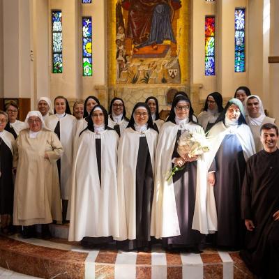 6 septembrie: Luncani: Prima profesiune călugărească a sr. Maria Iuliana a Sfintei Familii în Ordinul Surorilor Carmelite de Clauzură