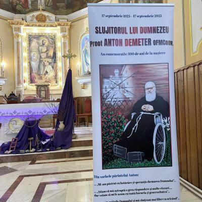 23 martie: Barticeşti: Părintele Anton Demeter - un secol de la naştere, un exemplu de credinţă şi curaj