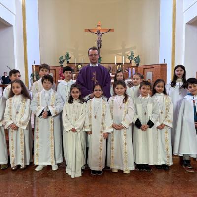 23 martie: Padova: Învestirea ministranţilor din comunitatea catolică română