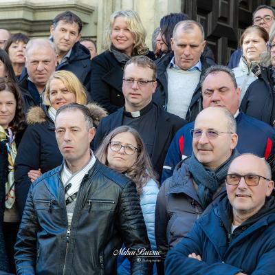 15 februarie: Italia: Împreună, la începutul Postului Mare, românii catolici din Padova şi Torino. Foto: Mihai Bursuc