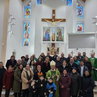 13-15 februarie: Vizită pastorală a PS Iosif Păuleţ în Parohia "Fericitul Ieremia" din Roman