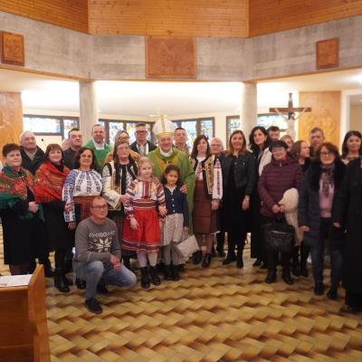 1 februarie: Italia: Vizita pastorală a Preasfinţitului Giuseppe Pellegrini la comunitatea românilor din Pordenone