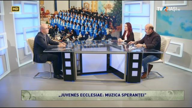 TVR Iaşi: Emisiunea "Lumina creştinului", ediţia "Corul «Juvenes Ecclesiae»: Muzica speranţei"