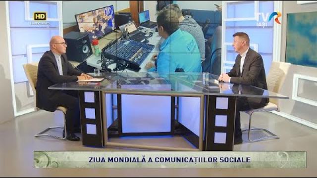 TVR Iaşi: Emisiunea "Lumina creştinului", ediţia "Ziua Mondială a Comunicaţiilor Sociale"