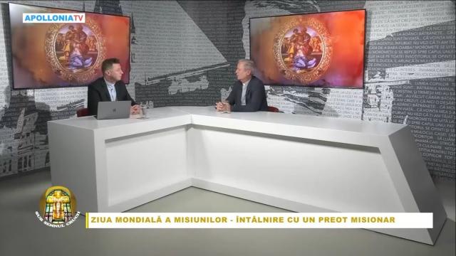 Apollonia TV: Emisiunea "Sub semnul crucii", ediţia "Ziua Mondiala a Misiunilor - întâlnire cu un preot misionar"