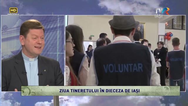 TVR Iaşi: Emisiunea "Lumina creştinului", ediţia "Ziua Tineretului în Dieceza de Iaşi"