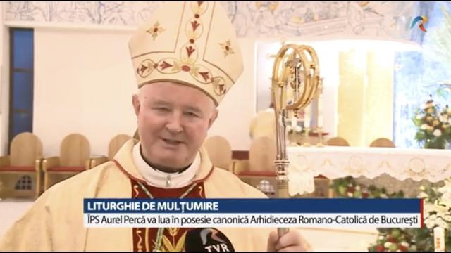 TVR Iaşi: Liturghie de mulţumire a ÎPS Aurel Percă