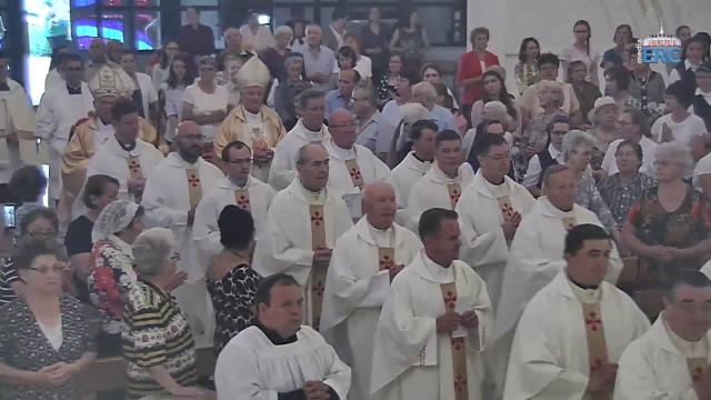 Iaşi (catedrală): Liturghia din solemnitatea "Sfânta Fecioară Maria, Regină"