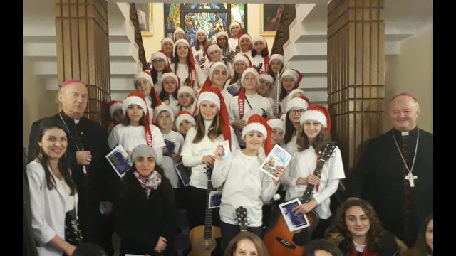 Iaşi: Colindători la episcopie (decembrie 2018)