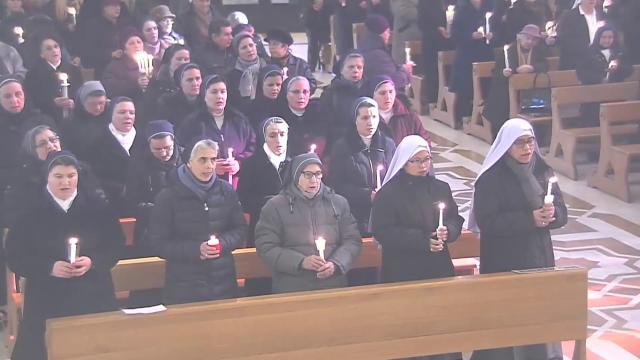 Iaşi (catedrală): Liturghia din sărbătoarea Întâmpinarea Domnului