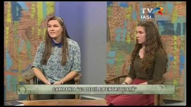 TVR Iaşi: "Lumina creştinului", ediţia "40 de zile pentru viaţă"