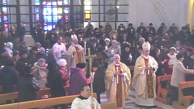 Iaşi (catedrală): Liturghia din solemnitatea Întâmpinarea Domnului