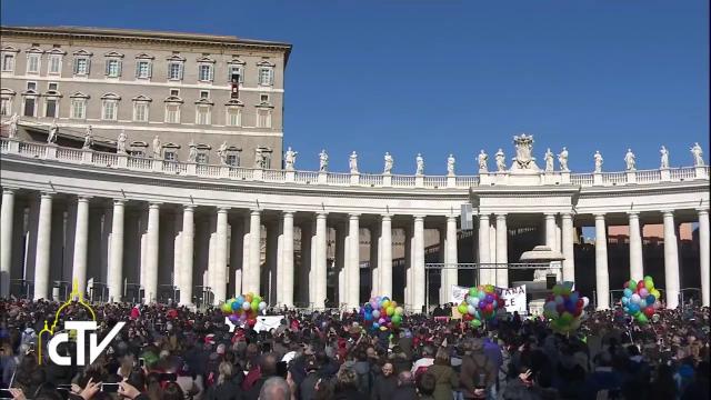 Reportaj despre mesajul papei Francisc la "Angelus" din 29 ianuarie 2017 (preluare dupa CTV)