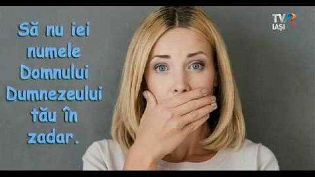 TVR Iaşi: Emisiunea "Lumina creştinului", ediţia "Porunca a II-a: Să nu iei numele Domnului în zadar..."