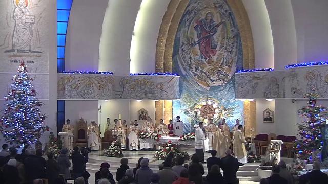Iaşi (catedrală): Liturghia din ziua de Crăciun