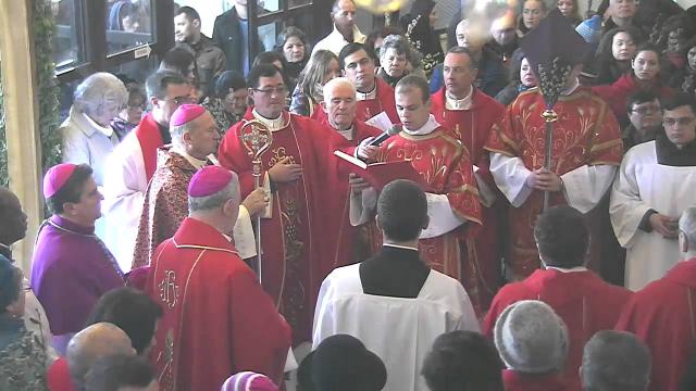 Iaşi (catedrală): Sfânta Liturghie din Duminica Floriilor, Ziua Tineretului