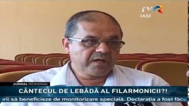 TVR Iaşi: Reportaj despre situatia Filarmonicii din Iaşi
