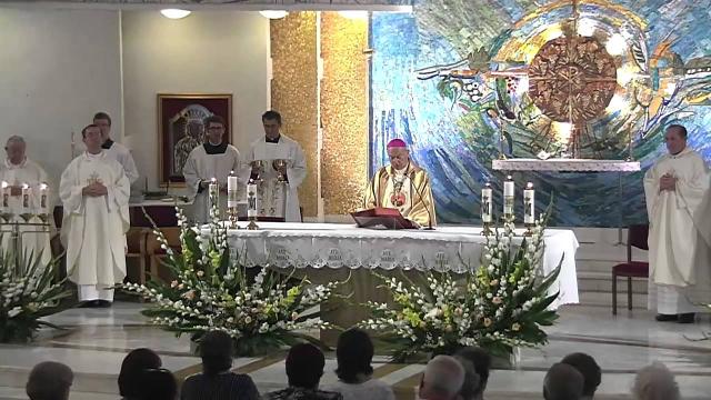 Iaşi (catedrală): Liturghia din sărbătoarea "Sfânta Fecioară Maria, Regină"