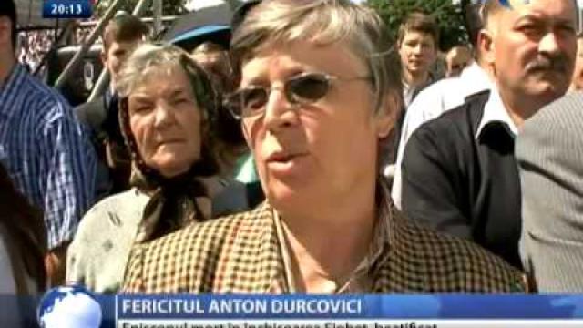 TVR1: Episcopul martir Anton Durcovici a fost beatificat