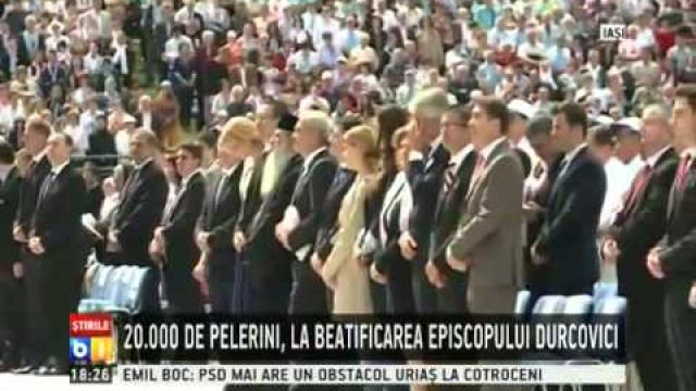 B1TV: Zeci de mii de credinciosi, la beatificarea episcopului Anton Durcovici