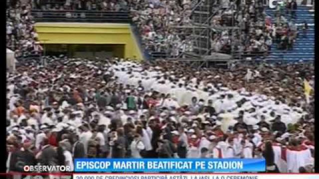 Antena1: Peste 20.000 de persoane, la beatificarea episcopului Anton Durcovici