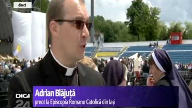 Digi24: Moment istoric: Episcopul Anton Durcovici, beatificat la Iaşi, la sfârşitul celebrării