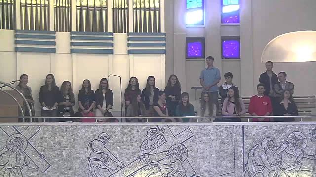 Iaşi (catedrală): Sfânta Liturghie a tinerilor din Duminica a IV-a a Paştelui (11 mai 2014) (youtube)