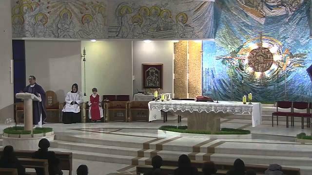 Iaşi (catedrală): Calea crucii si sfânta Liturghie cu predica tematica (16 aprilie 2014) (youtube)